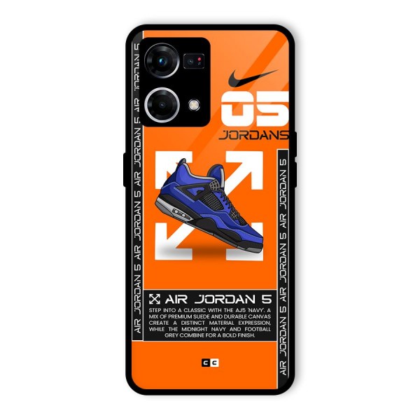 Amazing Air Shoes Glass Back Case for Oppo F21 Pro 4G