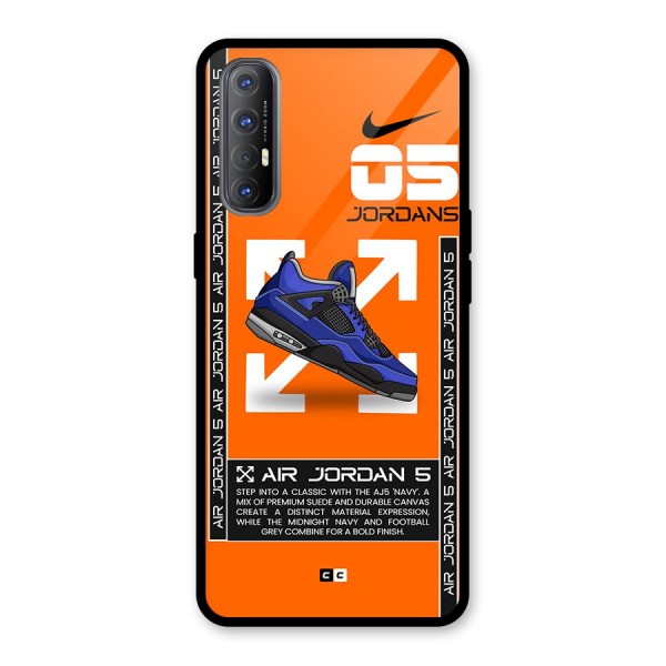Amazing Air Shoes Glass Back Case for Oppo Reno3 Pro