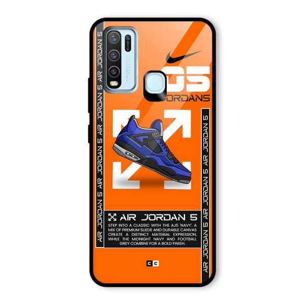 Amazing Air Shoes Glass Back Case for Vivo Y50