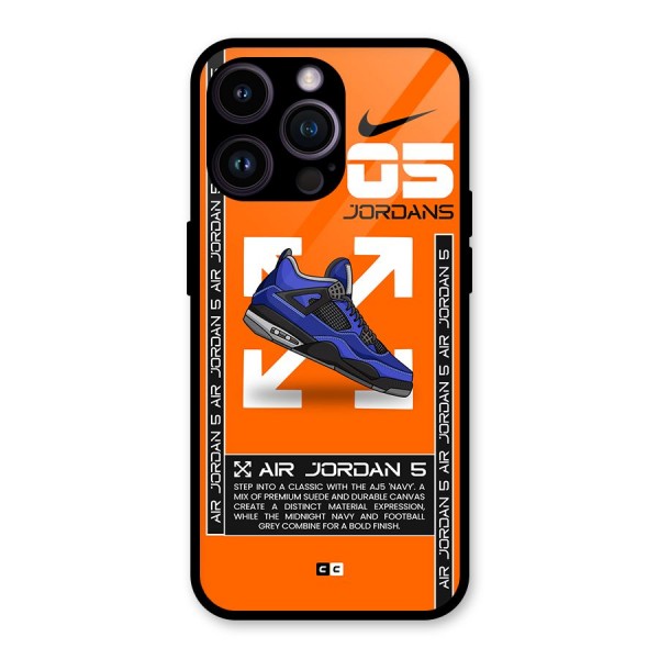 Amazing Air Shoes Glass Back Case for iPhone 14 Pro Max