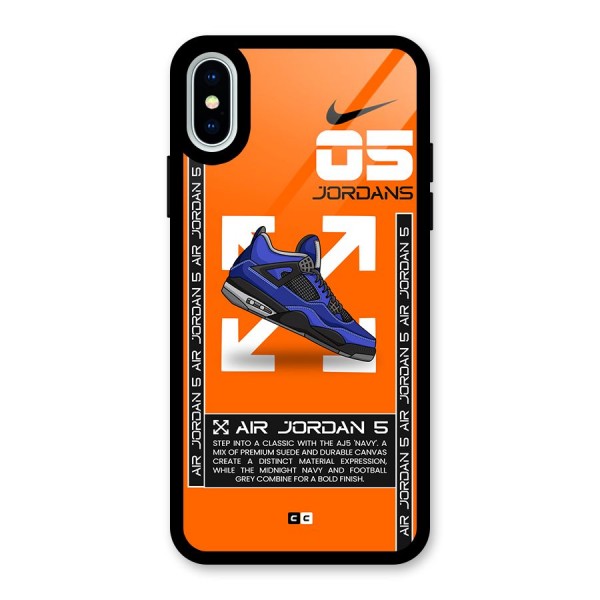 Amazing Air Shoes Glass Back Case for iPhone X