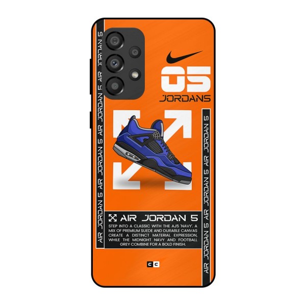 Amazing Air Shoes Metal Back Case for Galaxy A33 5G