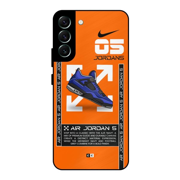 Amazing Air Shoes Metal Back Case for Galaxy S22 Plus 5G