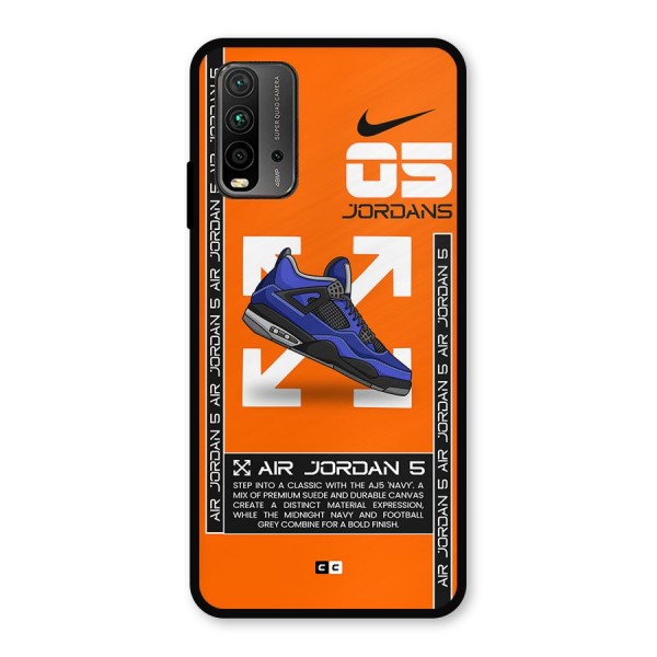 Amazing Air Shoes Metal Back Case for Redmi 9 Power
