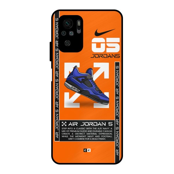 Amazing Air Shoes Metal Back Case for Redmi Note 10S
