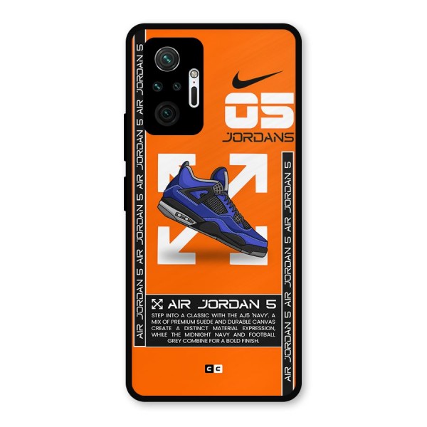 Amazing Air Shoes Metal Back Case for Redmi Note 10 Pro Max