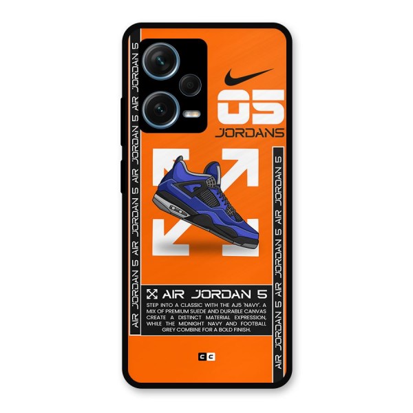 Amazing Air Shoes Metal Back Case for Redmi Note 12 Pro Plus 5G