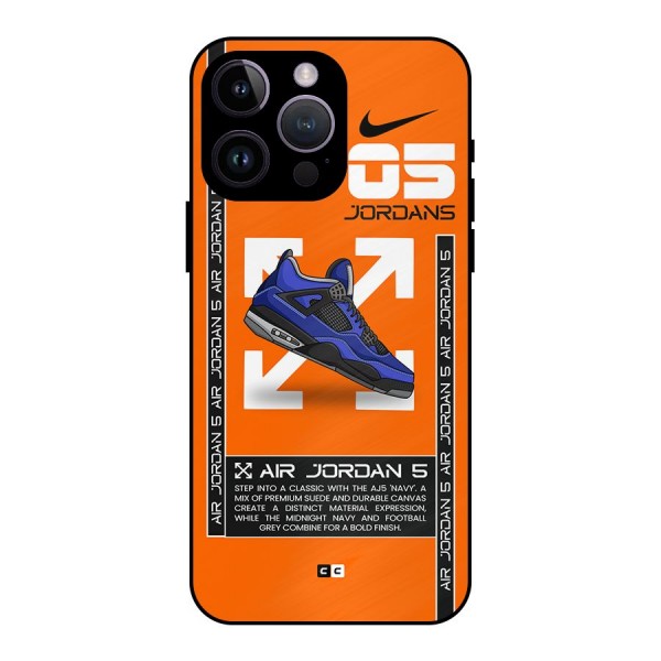 Amazing Air Shoes Metal Back Case for iPhone 14 Pro Max