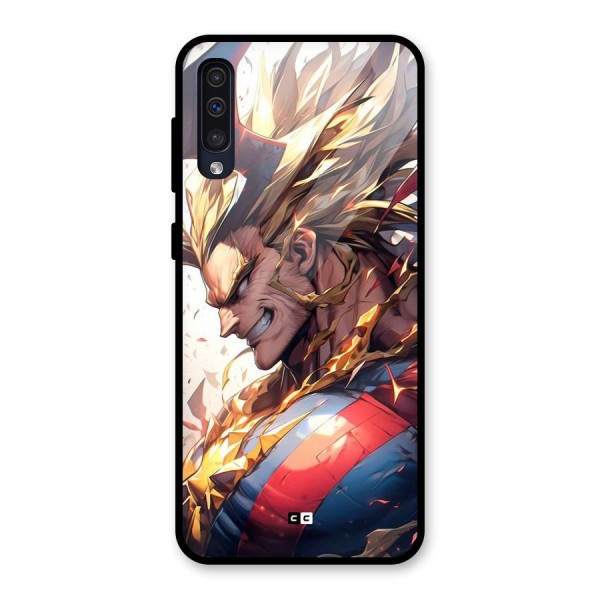 Amazing Almight Glass Back Case for Galaxy A50