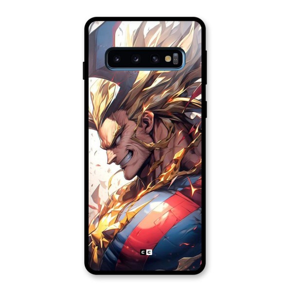 Amazing Almight Glass Back Case for Galaxy S10