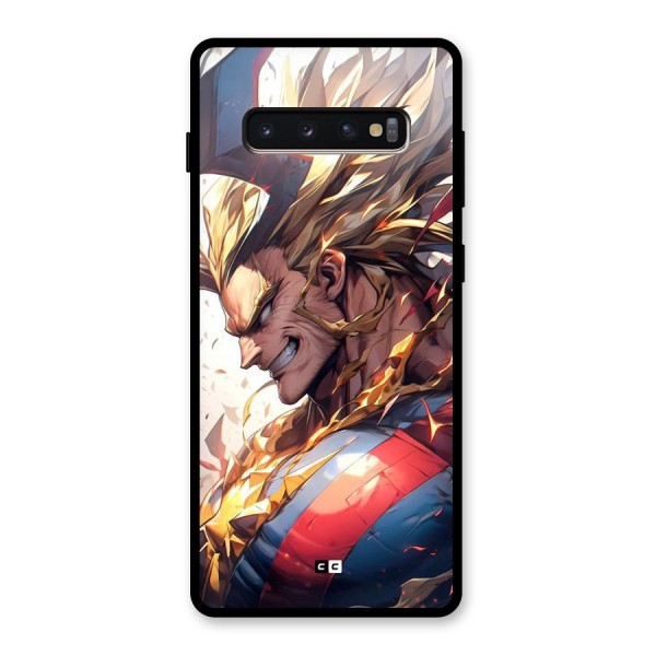 Amazing Almight Glass Back Case for Galaxy S10 Plus