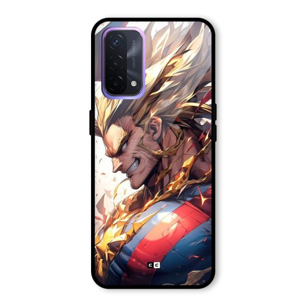 Amazing Almight Glass Back Case for Oppo A74 5G