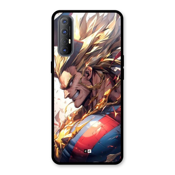 Amazing Almight Glass Back Case for Oppo Reno3 Pro