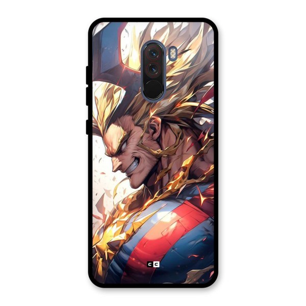 Amazing Almight Glass Back Case for Poco F1