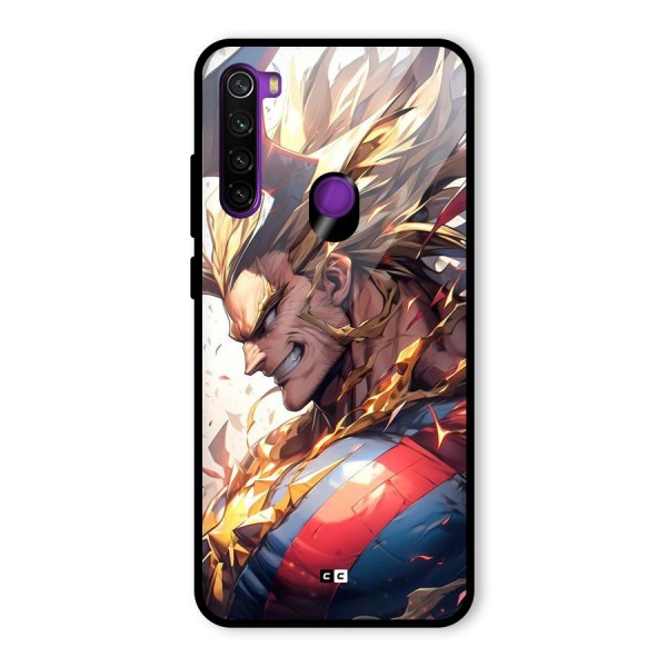 Amazing Almight Glass Back Case for Redmi Note 8