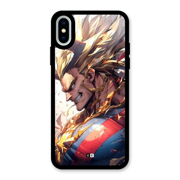 Amazing Almight Glass Back Case for iPhone X