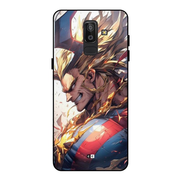 Amazing Almight Metal Back Case for Galaxy J8