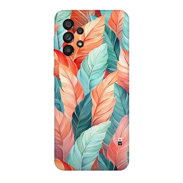 Amazing Colorful Leaves Back Case for Galaxy A73 5G