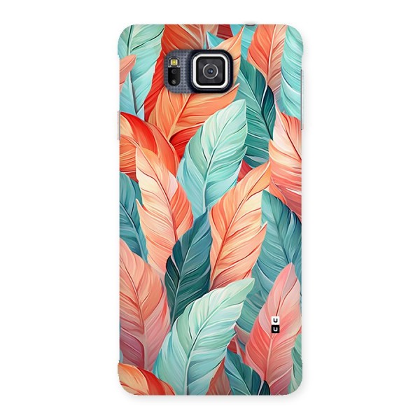 Amazing Colorful Leaves Back Case for Galaxy Alpha