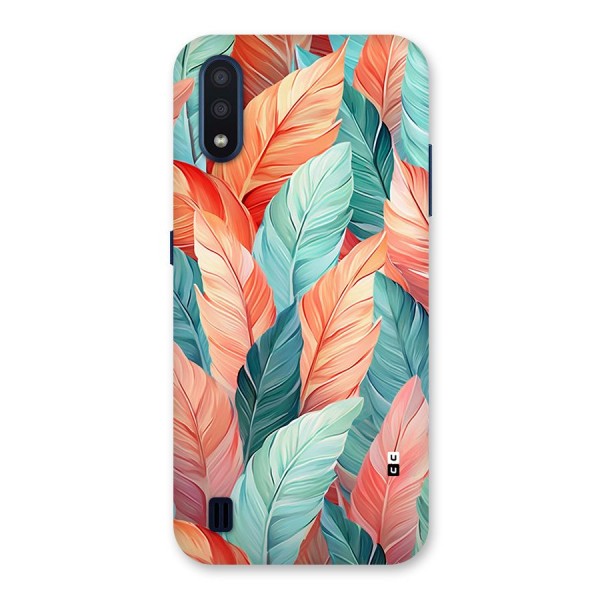 Amazing Colorful Leaves Back Case for Galaxy M01