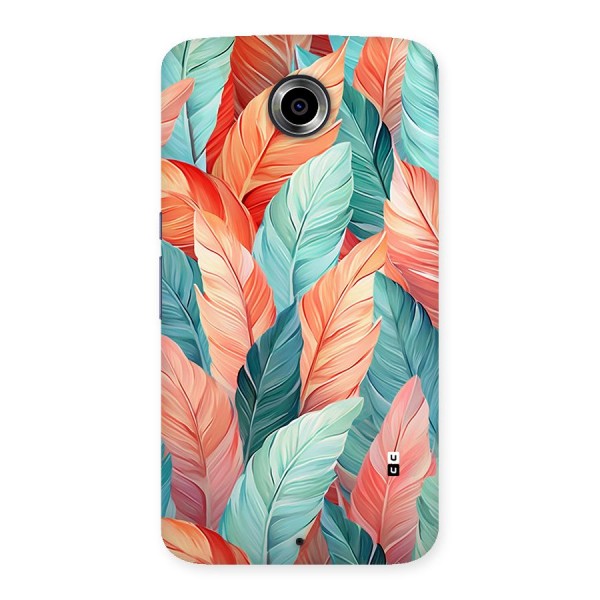 Amazing Colorful Leaves Back Case for Google Nexus 6