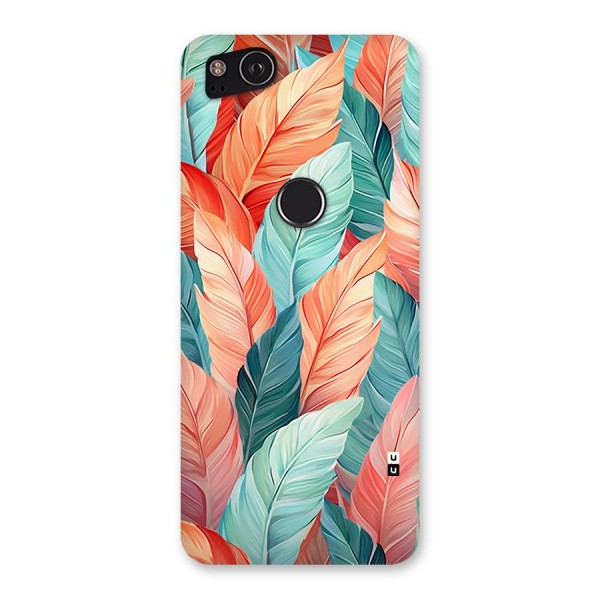 Amazing Colorful Leaves Back Case for Google Pixel 2