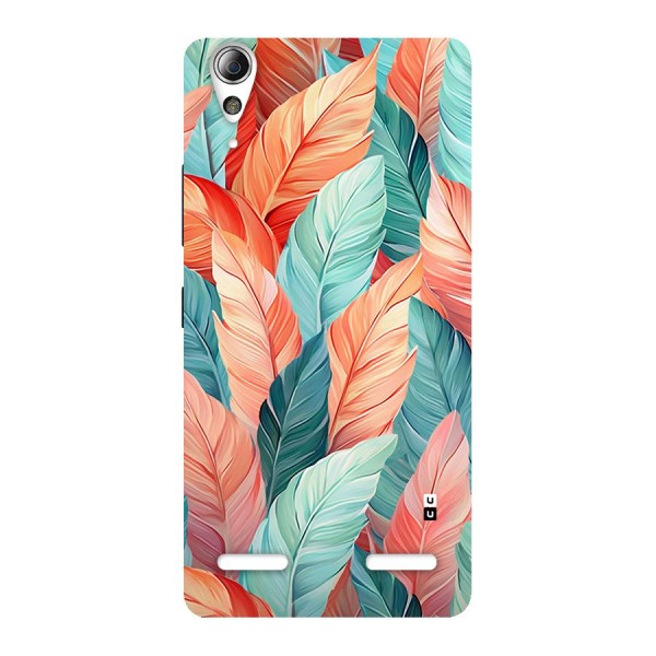 Amazing Colorful Leaves Back Case for Lenovo A6000