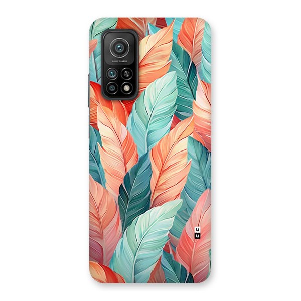 Amazing Colorful Leaves Back Case for Mi 10T Pro 5G
