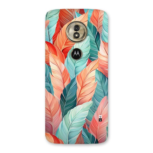 Amazing Colorful Leaves Back Case for Moto G6 Play