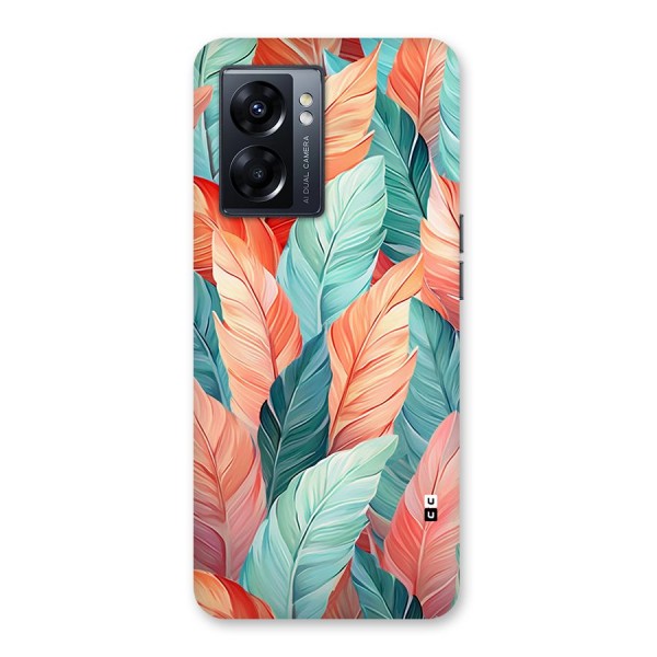 Amazing Colorful Leaves Back Case for Oppo K10 5G