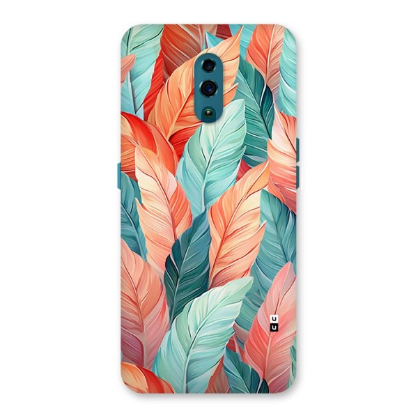 Amazing Colorful Leaves Back Case for Oppo Reno