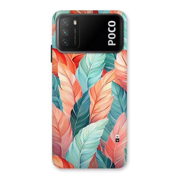 Amazing Colorful Leaves Back Case for Poco M3
