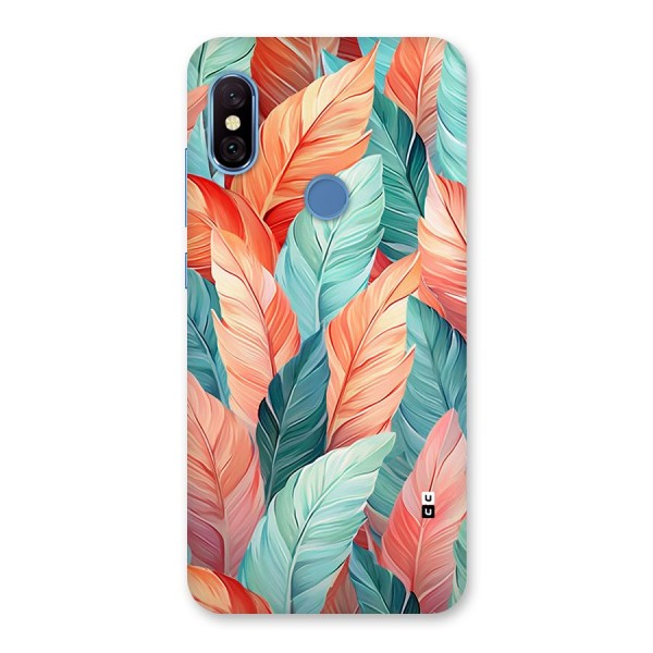 Amazing Colorful Leaves Back Case for Redmi Note 6 Pro