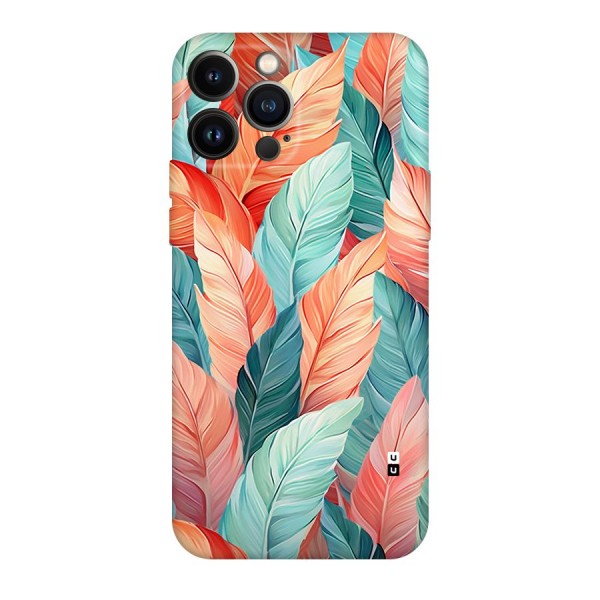 Amazing Colorful Leaves Back Case for iPhone 13 Pro Max