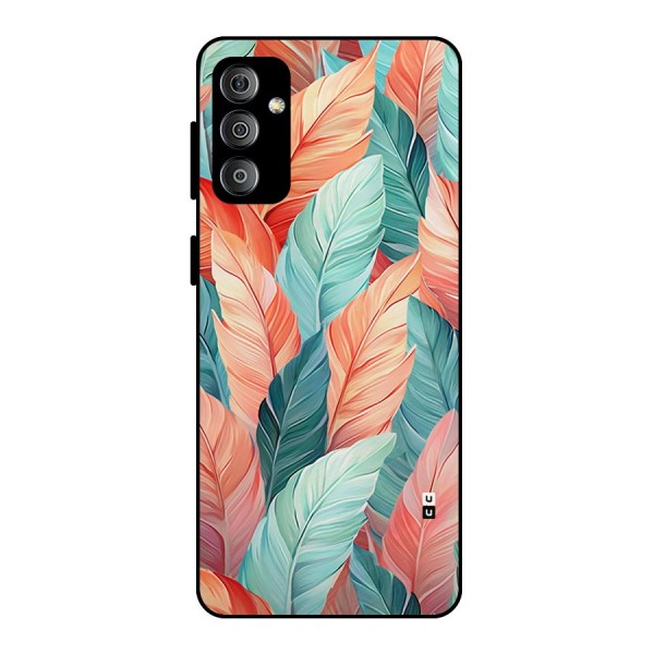 Amazing Colorful Leaves Metal Back Case for Galaxy F23