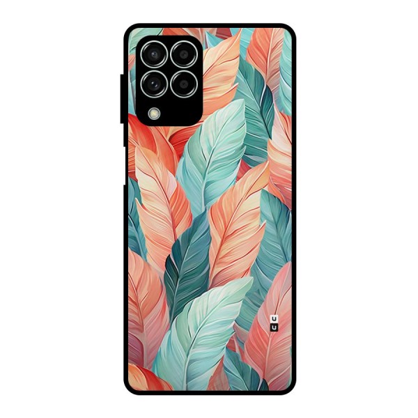 Amazing Colorful Leaves Metal Back Case for Galaxy M33