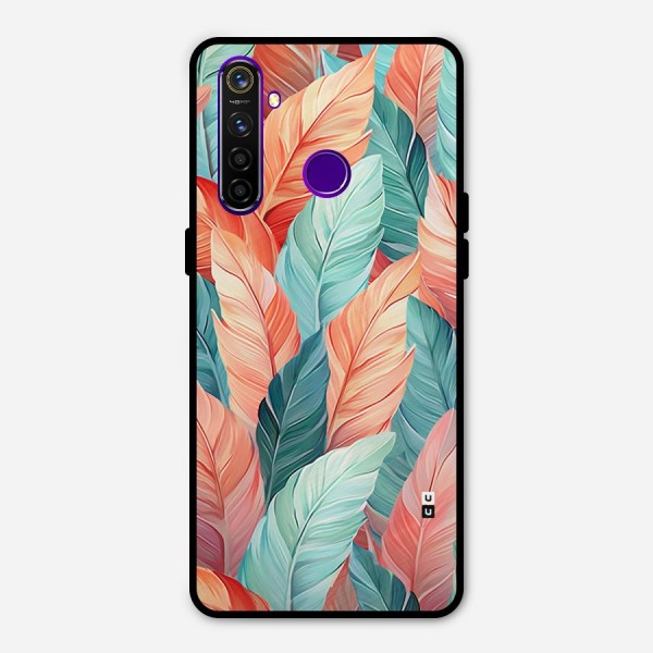 Amazing Colorful Leaves Metal Back Case for Realme 5 Pro