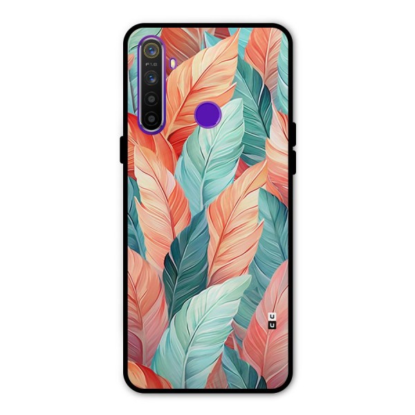 Amazing Colorful Leaves Metal Back Case for Realme 5i