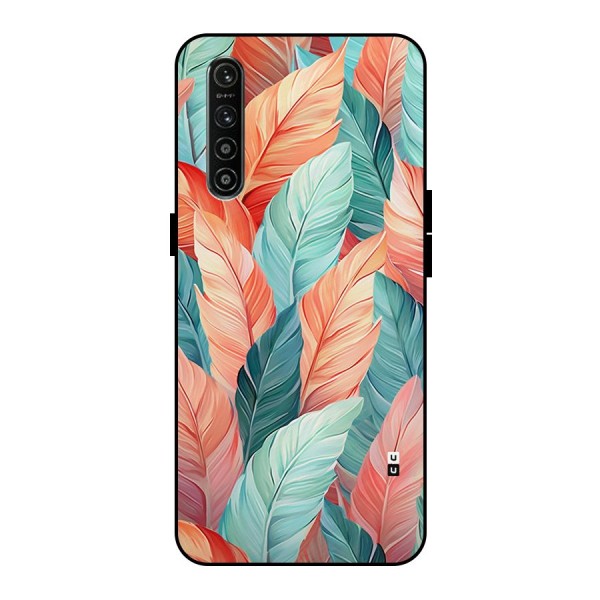 Amazing Colorful Leaves Metal Back Case for Realme XT