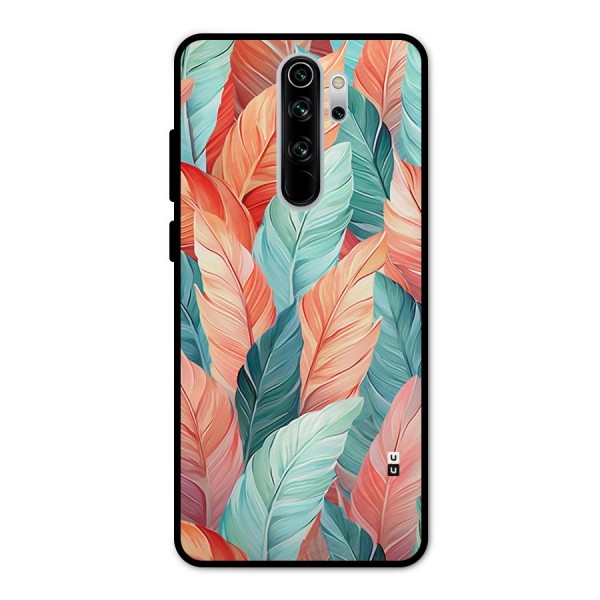 Amazing Colorful Leaves Metal Back Case for Redmi Note 8 Pro