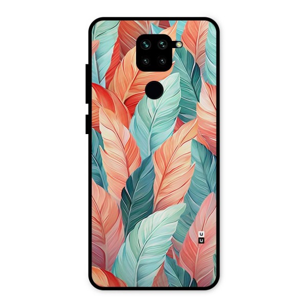 Amazing Colorful Leaves Metal Back Case for Redmi Note 9