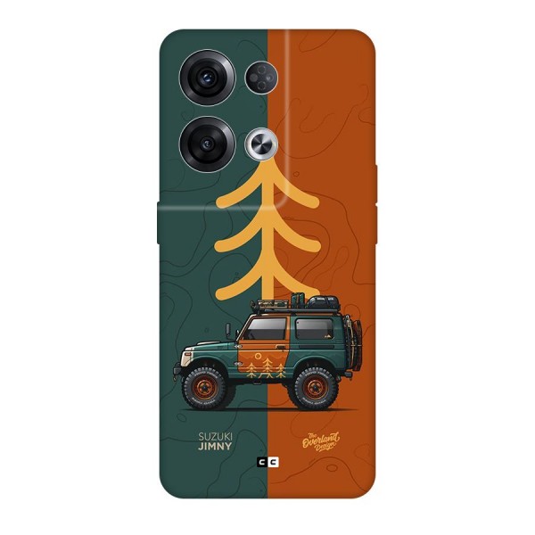 Amazing Defence Car Back Case for Oppo Reno8 Pro 5G