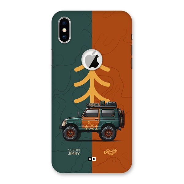 Amazing Defence Car Back Case for iPhone X Logo Cut
