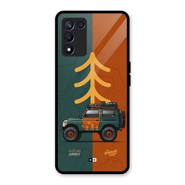 Amazing Defence Car Glass Back Case for Realme 9 5G Speed