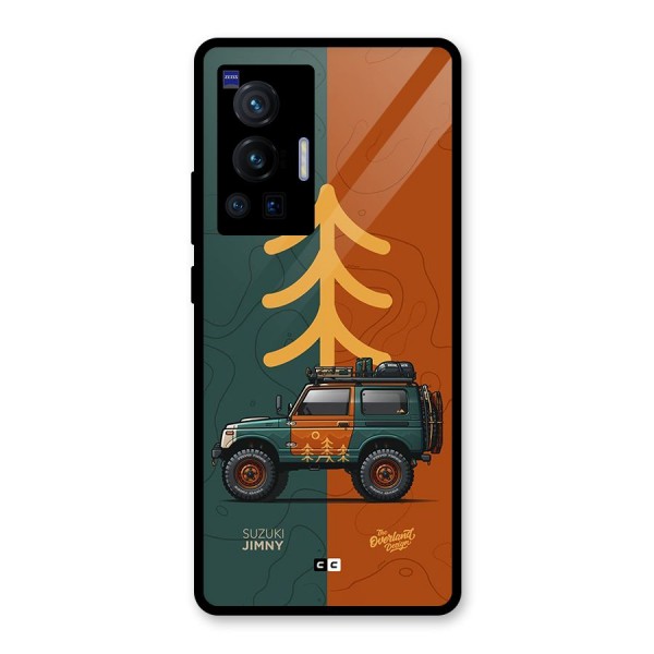 Amazing Defence Car Glass Back Case for Vivo X70 Pro