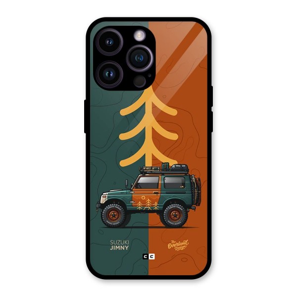 Amazing Defence Car Glass Back Case for iPhone 14 Pro Max