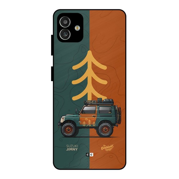 Amazing Defence Car Metal Back Case for Galaxy M13 5G