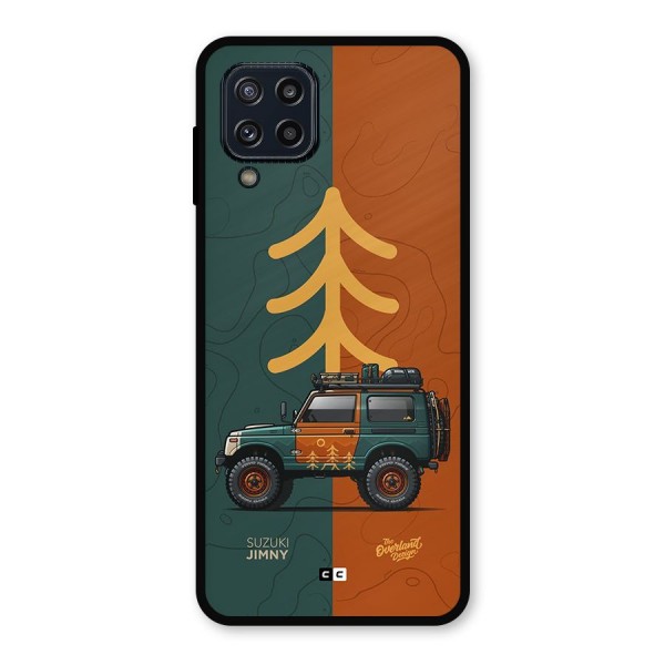 Amazing Defence Car Metal Back Case for Galaxy M32