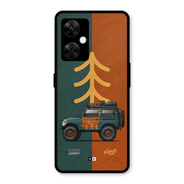 Amazing Defence Car Metal Back Case for OnePlus Nord CE 3 Lite