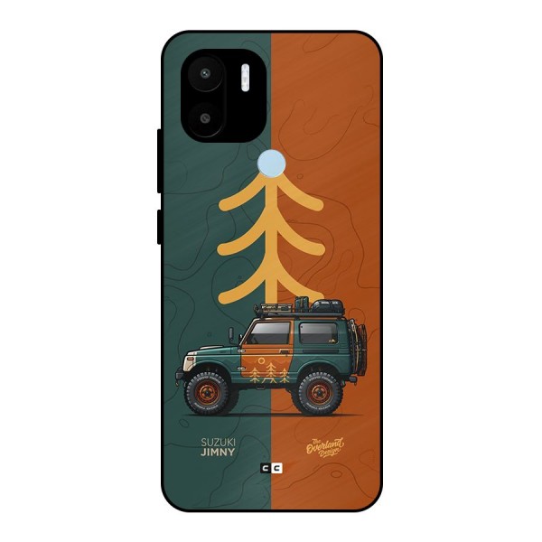 Amazing Defence Car Metal Back Case for Redmi A1 Plus